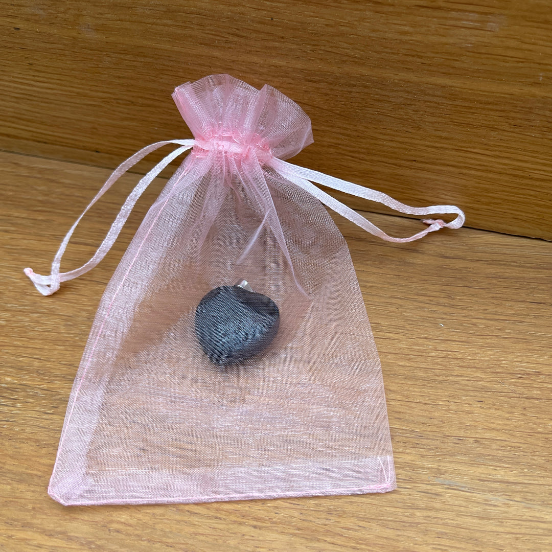 Lava Stone Heart Pendant ~ on SALE!