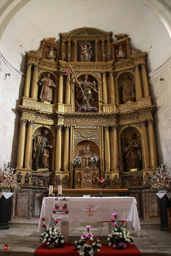The Altar of Arcángel Miguel de Celada del Camino