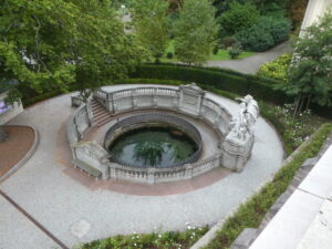 The Donaubach in Donaueschwingen, Germany.