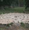 Pati Turner and Tierra Sagrada's labyrinth