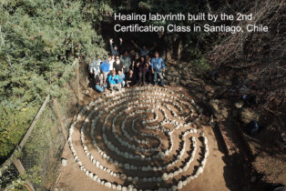 Labyrinth built during Chilean certification